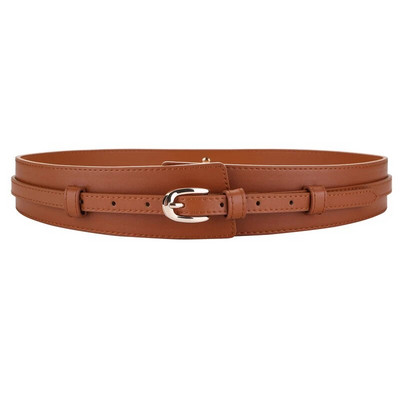 HATCYGGO Wide Cummerbund női fekete derék fűzőöv női alkalmi szoknyagombok dekoratív derékpánt PU bőr levehető öv