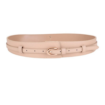 HATCYGGO Wide Cummerbund női fekete derék fűzőöv női alkalmi szoknyagombok dekoratív derékpánt PU bőr levehető öv