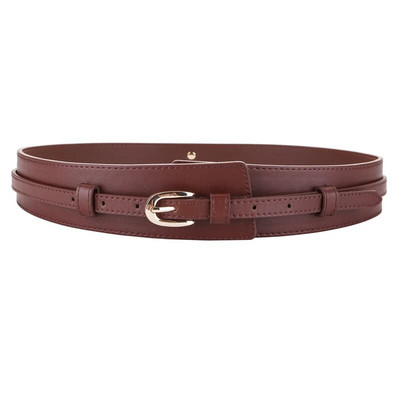 HATCYGGO Wide Cummerbund női fekete derék fűzőöv női alkalmi szoknyagombok dekoratív derékpánt PU bőr levehető öv