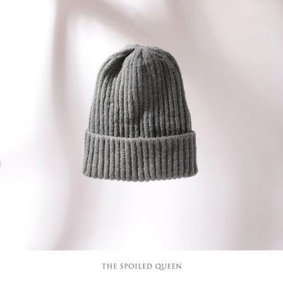Pălărie Beanie de culoare bomboană pentru femei Pălărie de iarnă tricotată imitație de cașmir Skullies Capotă caldă moale Pălării de femeie pentru fete Gorros