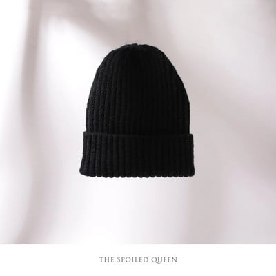 Pălărie Beanie de culoare bomboană pentru femei Pălărie de iarnă tricotată imitație de cașmir Skullies Capotă caldă moale Pălării de femeie pentru fete Gorros