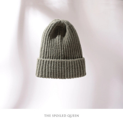 Pălărie Beanie de culoare bomboană pentru femei Pălărie de iarnă tricotată imitație de cașmir Skullies Capotă caldă moale Pălării de femeie pentru fete Gorros