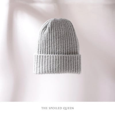 Pălărie Beanie de culoare bomboană pentru femei Pălărie de iarnă tricotată imitație de cașmir Skullies Capotă caldă moale Pălării de femeie pentru fete Gorros