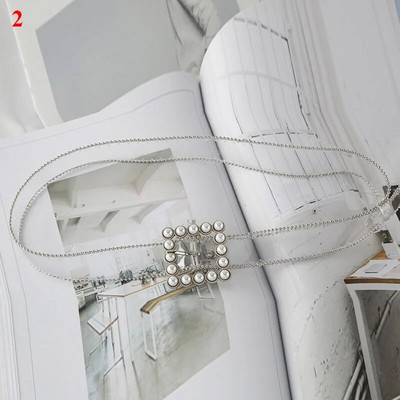 Modni pojasevi oko struka s dijamantnim biserom, novi dizajn, prozirni pojas, bijeli višenamjenski pojas, PVC plastični remen oko struka, 2021. Vruća rasprodaja