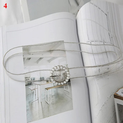 Modni pojasevi oko struka s dijamantnim biserom, novi dizajn, prozirni pojas, bijeli višenamjenski pojas, PVC plastični remen oko struka, 2021. Vruća rasprodaja