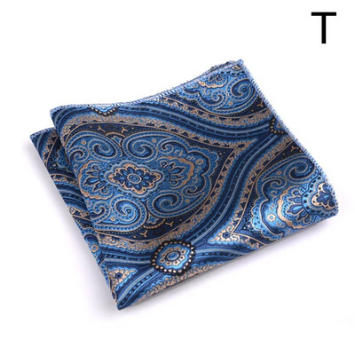 23*23cm Elegáns zseb négyzet színes zsebkendő selyem virágos Hanky férfi esküvői üzleti találka öltöny Egyenruha Kiegészítők