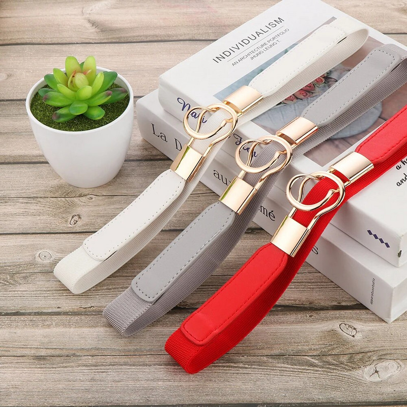 2023. Novi modni ženski remen za djevojke, tanki pojas od PU kože, elastični pojas, podesivi remen, kopča, haljina, dodaci za suknju