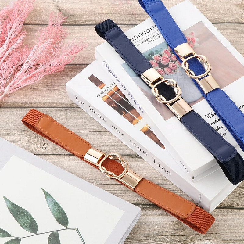 2023. Novi modni ženski remen za djevojke, tanki pojas od PU kože, elastični pojas, podesivi remen, kopča, haljina, dodaci za suknju