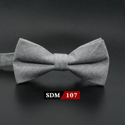 Muška modna vintage leptir-mašna Karirana umjetna 100% pamuk, meka prugasta dvostruka leptir leptir, muška leptir-mašna, dizajnerska kravata