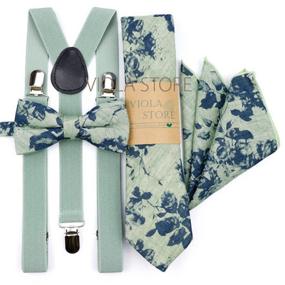 Forró színek rózsaszín sötétkék elasztikus szkenner virágos pamut masni 6 cm nyakkendő zseb négyzet szett Férfi esküvői party merevítő cravat ajándék kiegészítő