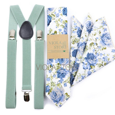 Forró színek rózsaszín sötétkék elasztikus szkenner virágos pamut masni 6 cm nyakkendő zseb négyzet szett Férfi esküvői party merevítő cravat ajándék kiegészítő