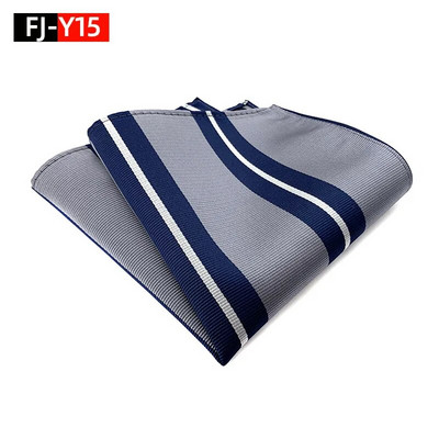 HQ svilena džepna četvrtasta prugasta kravata za odijelo za muškarce Vintage retro rupčić 25*25CM vjenčani ručnik muška haljina maramice