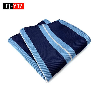 HQ svilena džepna četvrtasta prugasta kravata za odijelo za muškarce Vintage retro rupčić 25*25CM vjenčani ručnik muška haljina maramice