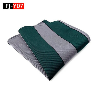 HQ svilena džepna četvrtasta prugasta kravata za odijelo za muškarce Vintage retro rupčić 25*25CM vjenčani ručnik muška haljina maramice