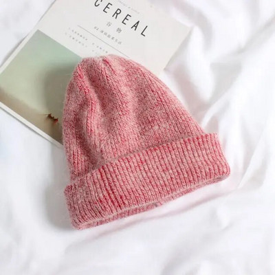 Trušu spalvu cepures ziemas skulles Cepures modes siltas pupiņas cepures ikdienišķas sievietes cietas pieaugušo trušu cepures vāciņa galva