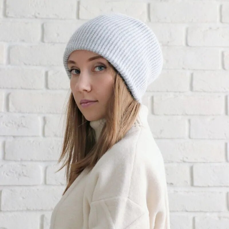 Trušu spalvu cepures ziemas skulles Cepures modes siltas pupiņas cepures ikdienišķas sievietes cietas pieaugušo trušu cepures vāciņa galva