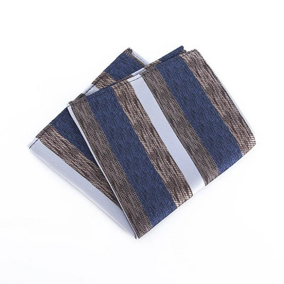 Linbaiway üzleti nyomtatott csíkos zsebkendő férfi öltönyökhöz Hankies alkalmi parti zseb négyzet alakú ajándék szmoking mellkastörölköző