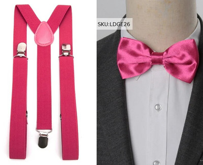 Uniseks tregeri Kompleti leptir mašna Kopča na štipaljku Muški remeni Podesivi elastični Y-naramenice Vjenčano odijelo Hlače Traperice Dodaci