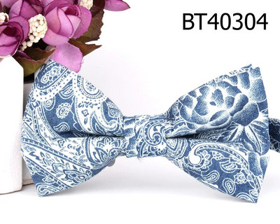 Džinsi Taurīte līgavainim Mode Džinsu tauriņš Vīriešiem Sievietēm Taurītes Pieaugušajiem Kāzu Taurītes Kravati Zila Groomsmen Ziedu taurīte