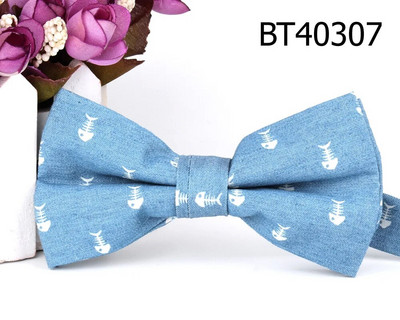 Džinsi Taurīte līgavainim Mode Džinsu tauriņš Vīriešiem Sievietēm Taurītes Pieaugušajiem Kāzu Taurītes Kravati Zila Groomsmen Ziedu taurīte