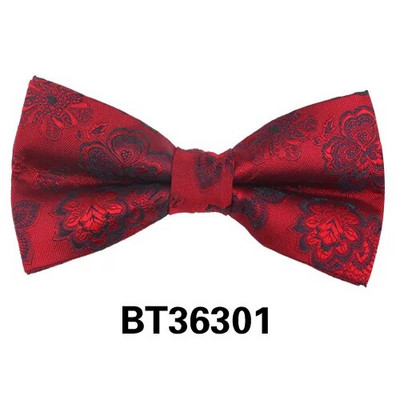 Divat Férfi Csokornyakkendő Klasszikus csíkos Csokornyakkendő Férfi Üzleti Esküvő Felnőtt virágos csokornyakkendők Pillangó öltönyök Csokorkák