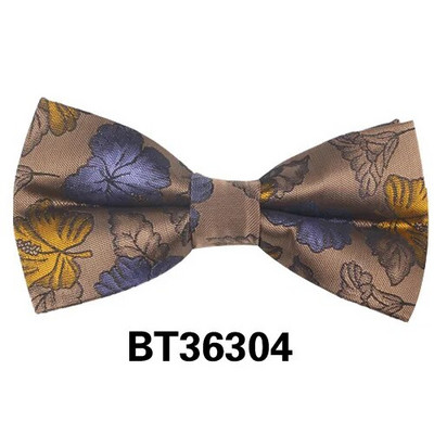 Divat Férfi Csokornyakkendő Klasszikus csíkos Csokornyakkendő Férfi Üzleti Esküvő Felnőtt virágos csokornyakkendők Pillangó öltönyök Csokorkák