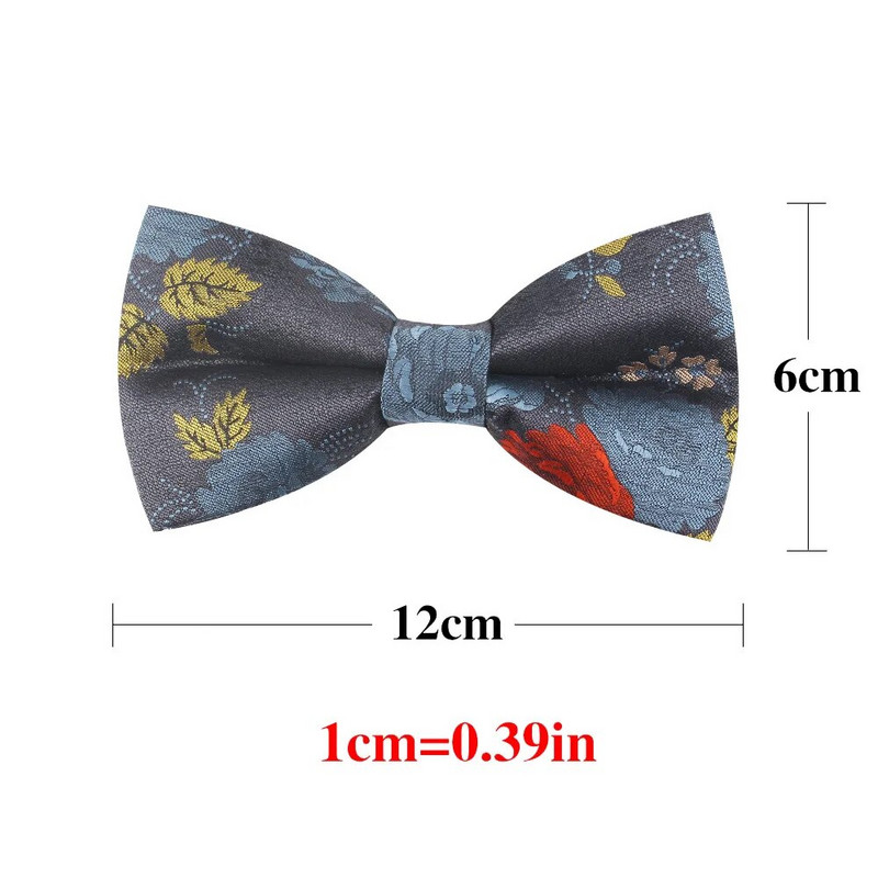 Divat Férfi Csokornyakkendő Klasszikus csíkos Csokornyakkendő Férfi Üzleti Esküvő Felnőtt virágos csokornyakkendők Pillangó öltönyök Csokorkák