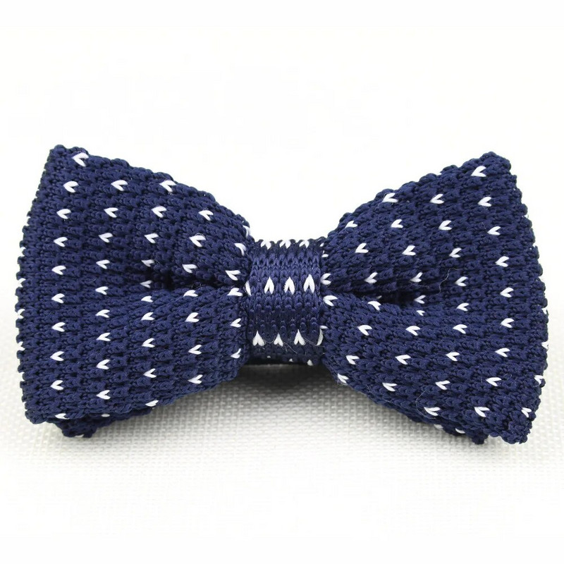 Vīriešu kaklasaites Smokings Trikotāžas tauriņš Bieza Divstāvu Iepriekš Sasieta Regulējama Adīšana Ikdienas kaklasaites