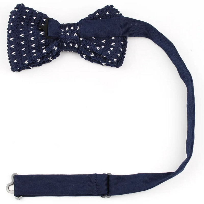 Vīriešu kaklasaites Smokings Trikotāžas tauriņš Bieza Divstāvu Iepriekš Sasieta Regulējama Adīšana Ikdienas kaklasaites