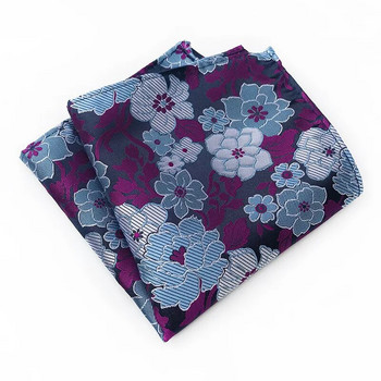 Matagorda Silk Flower носна кърпичка жакардово тъкане джобен квадрат Hanky сватбено парти за мъжки костюми аксесоари Безплатна доставка