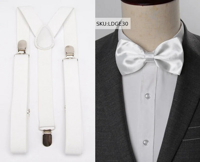 Tregeri Komplet leptir-kravata Muška moda Suspensorio za muškarce Dječake Žene Leptir-mašne Naramenice Hlače Tirantes Vjenčanje Košulja za slobodno vrijeme Ostaci