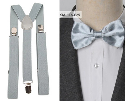 Tregeri Komplet leptir-kravata Muška moda Suspensorio za muškarce Dječake Žene Leptir-mašne Naramenice Hlače Tirantes Vjenčanje Košulja za slobodno vrijeme Ostaci