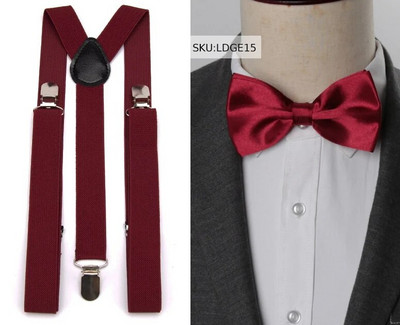 Tregeri Komplet leptir-kravata Muška moda Suspensorio za muškarce Dječake Žene Leptir-mašne Naramenice Hlače Tirantes Vjenčanje Košulja za slobodno vrijeme Ostaci