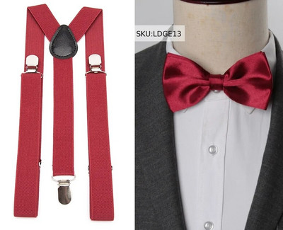 Tregeri Komplet leptir-kravata Muška moda Suspensorio za muškarce Dječake Žene Leptir-mašne Naramenice Hlače Tirantes Vjenčanje Košulja za slobodno vrijeme Ostaci