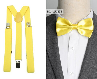 Tregeri Komplet leptir-kravata Muška moda Suspensorio za muškarce Dječake Žene Leptir-mašne Naramenice Hlače Tirantes Vjenčanje Košulja za slobodno vrijeme Ostaci