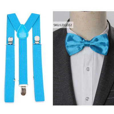 Tregeri Komplet leptir-kravata Muška moda Suspensorio za muškarce Dječake Žene Leptir-mašne Naramenice Hlače Tirantes Vjenčanje Košulja za slobodno vrijeme Ostaci