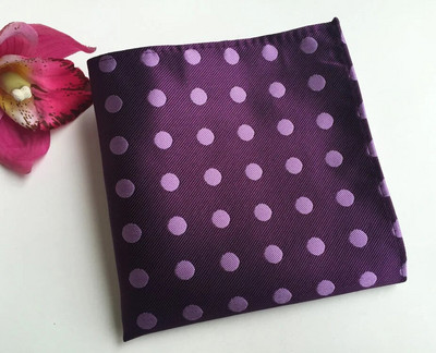 Modna maramica od 25 cm za muškarce, dodaci za poslovna odijela, muški džepni kvadrati u 11 boja, rupčić s točkastim uzorkom, muški mali šal