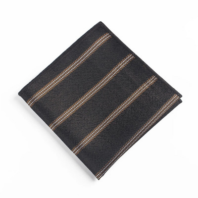 Linbaiway csíkos zseb négyzet férfi kis esküvői Hankies férfi öltönyök zsebkendő női zseb mellkas törölköző egyedi logó