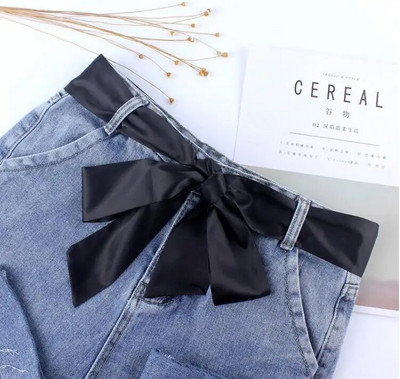 Luksuzni modni dugi mekani ženski pojas Šifon šal za djevojku Haljina Jeans torba Šešir ukrašen višebojnim pojasom od imitacije svile