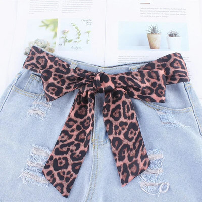 Luksuzni modni dugi mekani ženski pojas Šifon šal za djevojku Haljina Jeans torba Šešir ukrašen višebojnim pojasom od imitacije svile