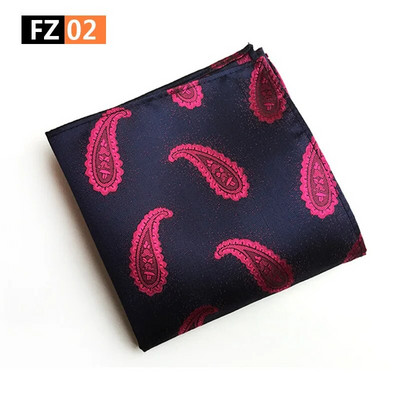 Britu stila Paisley ziedu puķes kabatas kvadrātveida kabatlakats zīda brokāta vīriešu Hanky smokings kaklasaites apģērba aksesuārs kakla lakats