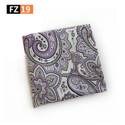 Britu stila Paisley ziedu puķes kabatas kvadrātveida kabatlakats zīda brokāta vīriešu Hanky smokings kaklasaites apģērba aksesuārs kakla lakats