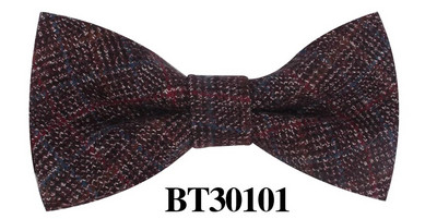 Vunene leptir-mašne za muškarce, kravate, modne podesive karirane vunene leptir-mašne za svatove, mladoženja, ležerne leptir-mašne-mašne za odrasle