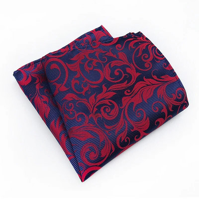 Ανδρικό μαντήλι με τετράγωνο τσέπη Wine Flower Hanky Perfect Suit Αξεσουάρ Γαμήλιο πάρτι Cravat Τετράγωνο τσέπη Μεταξωτό μαντίλι Steinkrik