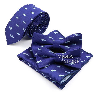 Aranyos rajzfilm dinoszauruszok bogár autó 6 cm nyakkendő szett piros kék állat csokornyakkendő karcsú parti ajándék nyakkendő férfi ing kiegészítő