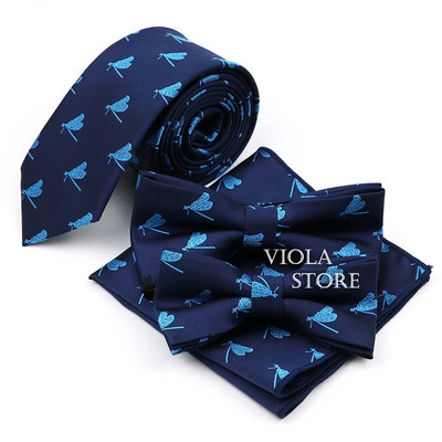 Aranyos rajzfilm dinoszauruszok bogár autó 6 cm nyakkendő szett piros kék állat csokornyakkendő karcsú parti ajándék nyakkendő férfi ing kiegészítő