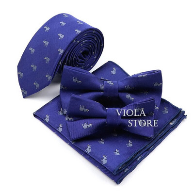 Aranyos rajzfilm dinoszauruszok bogár autó 6 cm nyakkendő szett piros kék állat csokornyakkendő karcsú parti ajándék nyakkendő férfi ing kiegészítő