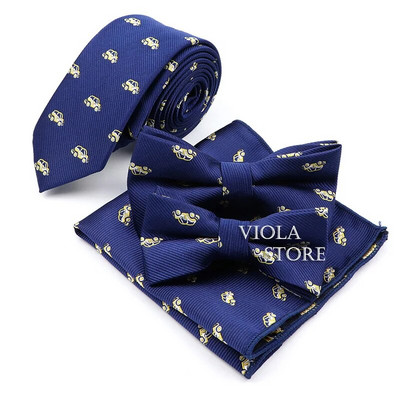 Aranyos rajzfilm dinoszauruszok bogár autó 6 cm nyakkendő szett piros kék állat csokornyakkendő karcsú parti ajándék nyakkendő férfi ing kiegészítő