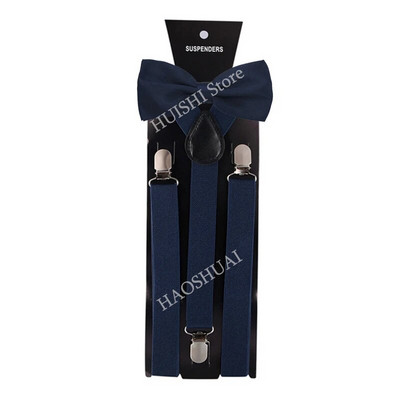 HUISHI divatos sima fekete nadrágtartó férfiaknak sötétvörös bordó merevítők uniszex pánt Bretels Mannen női csokornyakkendő nadrágtartók kék