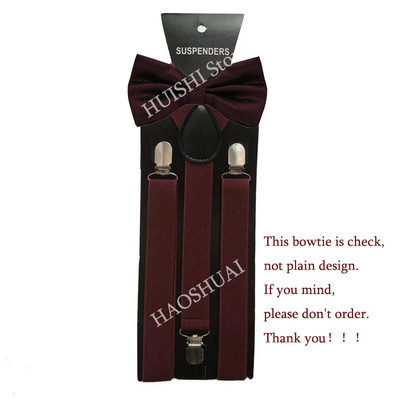HUISHI divatos sima fekete nadrágtartó férfiaknak sötétvörös bordó merevítők uniszex pánt Bretels Mannen női csokornyakkendő nadrágtartók kék